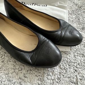 Chanel Vintage Uniform ballet flats 37